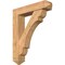 Ekena Millwork Olympic Arts and Crafts Smooth Bracket w/ Offset Brace, Western Red Cedar, 7 1/2"W x 34"D x 42"H BKT0806X34X42OLY03SWR - alternate 1